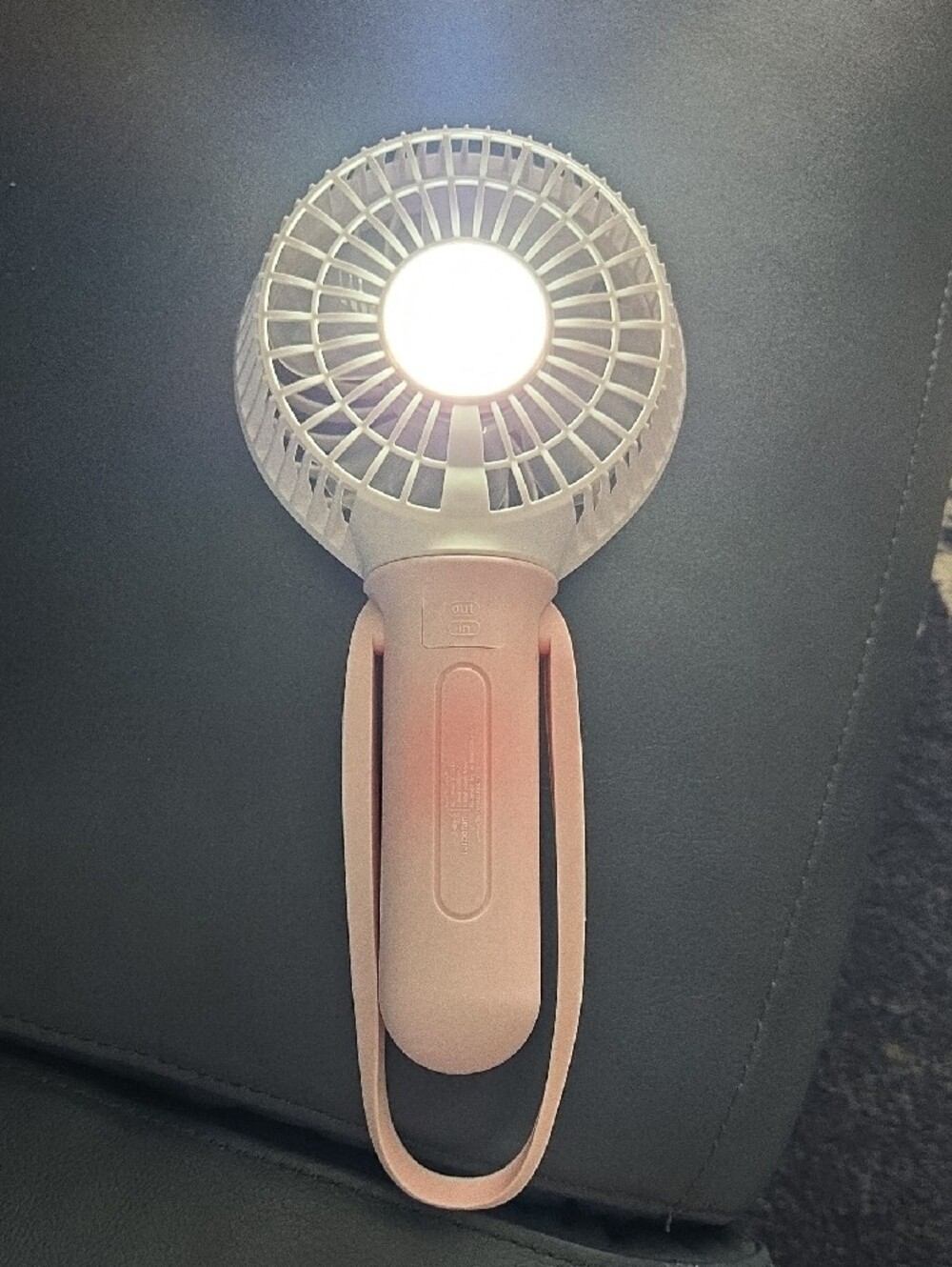 Handheld Mini Fan With Light - Picture 5 of 6